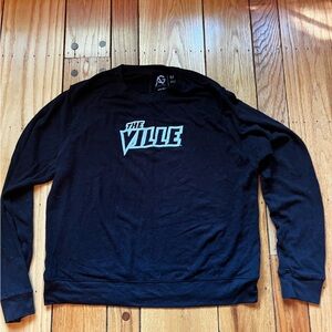 Gracia Black Louisville cardinals Sweatshirt with White Print